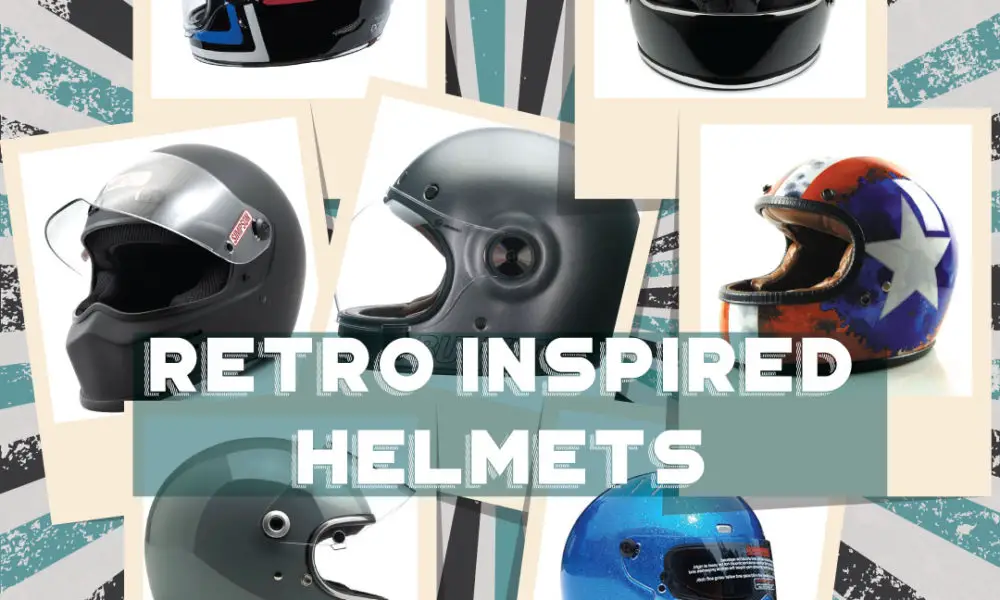 Full Face Retro Inspired Motorcycle Helmets