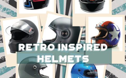 Full Face Retro Inspired Motorcycle Helmets