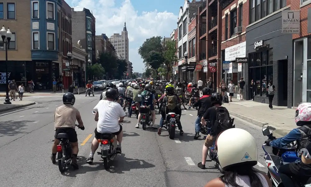 Chicago Moped Rally
